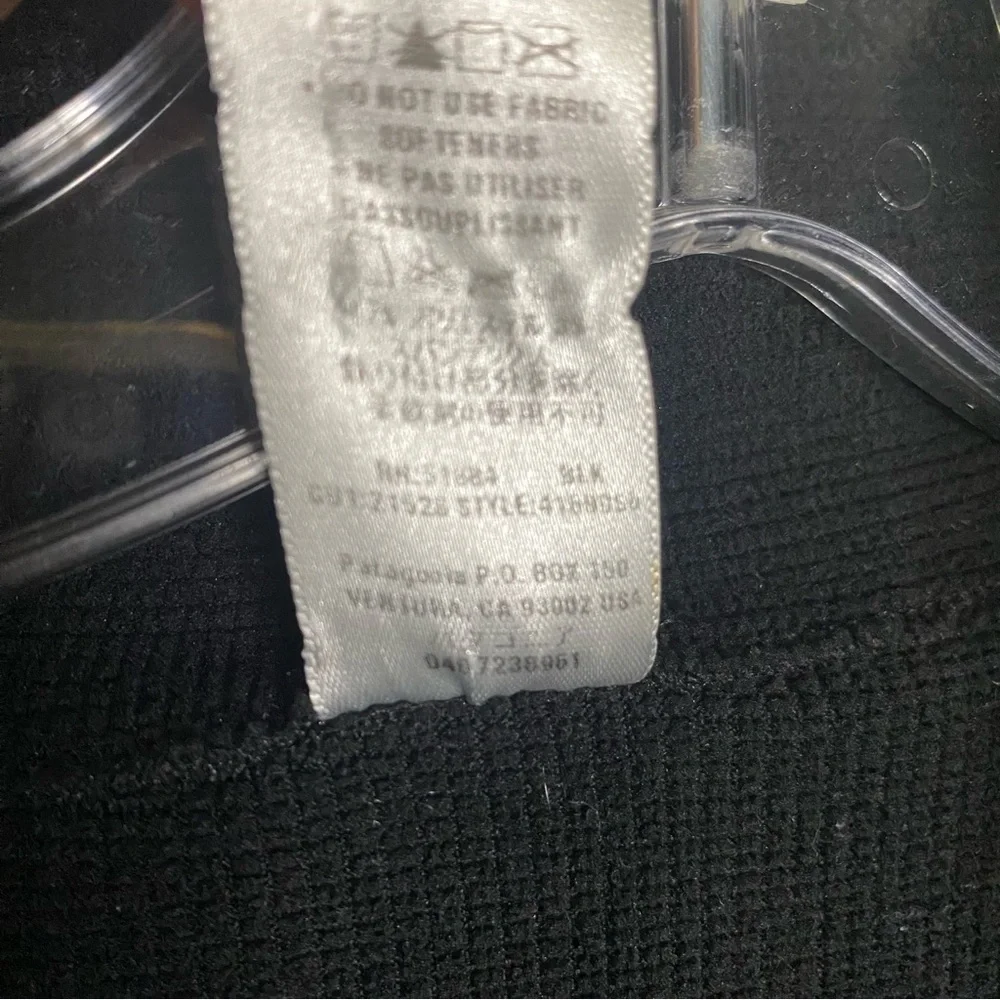 Patagonia R1 Daily Zip Neck‎ men black large